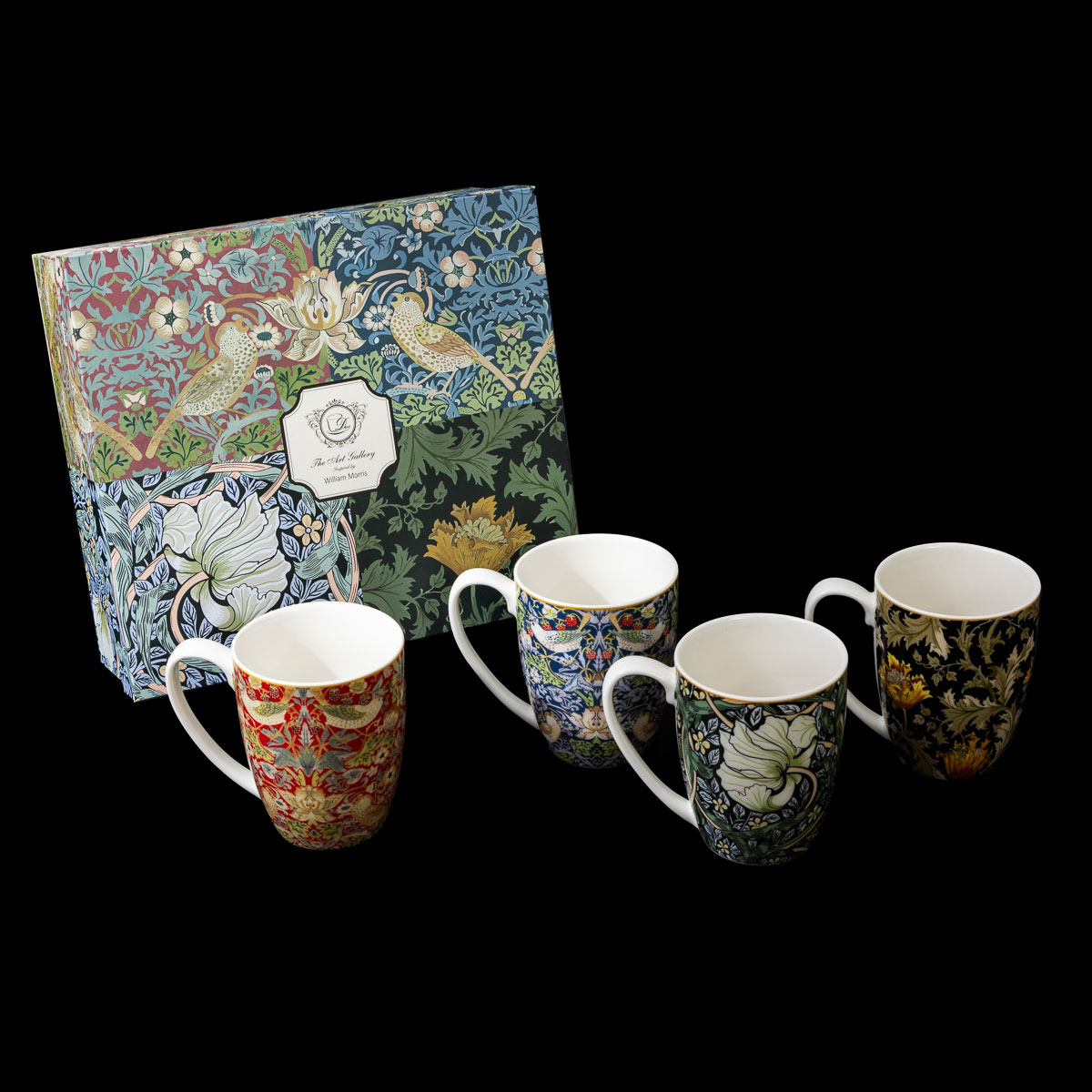 Mug snuggle William Morris, Strawberry Thief, Pimpernel (dettaglio 1)