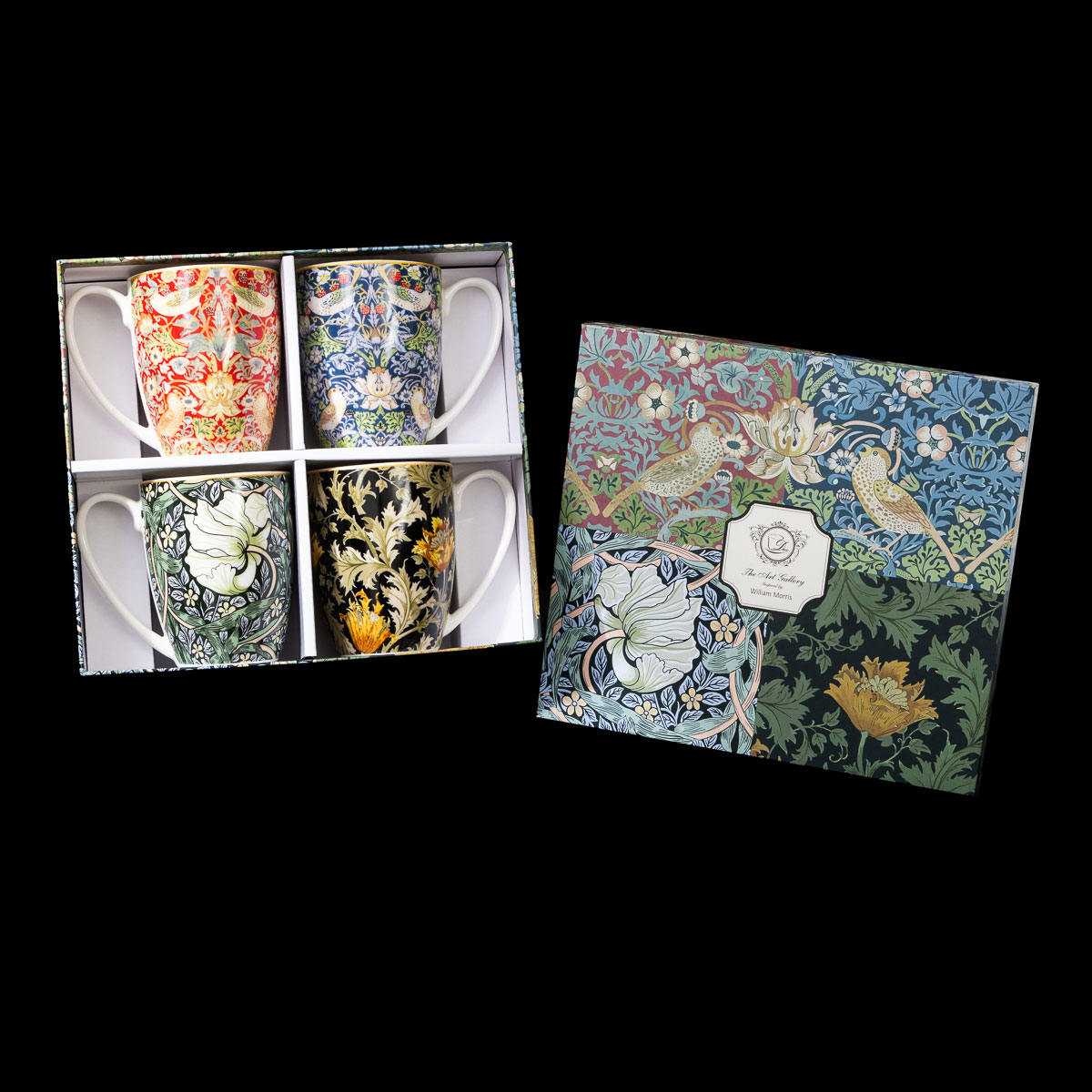 Mug snuggle William Morris, Strawberry Thief, Pimpernel (dettaglio 2)