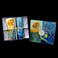 Conjunto de 4 Tazas de Porcelana Vincent Van Gogh, Strawberry Thief, Pimpernel