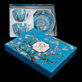 Vincent Van Gogh Set of 2 espresso cups and saucers, Almond Tree