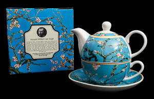 Vincent Van Gogh Porcelain Tea for One : Almond tree