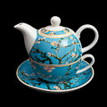 Vincent Van Gogh porcelain Tea for One : Almond tree (details)