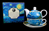 Vincent Van Gogh porcelain Tea for One : Starry night