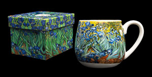 Vincent Van Gogh snuggle mug : Les Iris