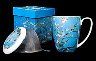 Vincent Van Gogh Mug with tea infuser : Almond Tree