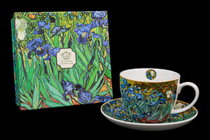 Van Gogh Porcelain cup : Irises