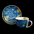 Vincent Van Gogh Tea cup and saucer, Starry night