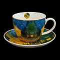 Taza de té Vincent Van Gogh, La terraza del café por la noche