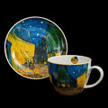 Taza de té Vincent Van Gogh, La terraza del café por la noche