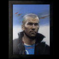 Enki Bilal framed print : Zidane