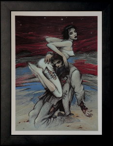Enki Bilal framed print : Roméo & Juliette (1992)
