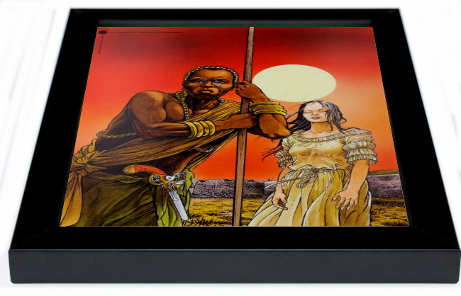 Stampa incorniciata di François Bourgeon : Le Comptoir de Juda, dettaglio n°1