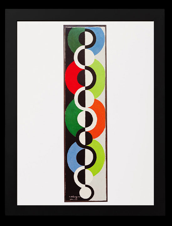 Lámina enmarcada Robert Delaunay : Endless Rhythm, 1934