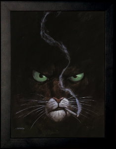Juanjo Guarnido framed print : Blacksad, Somewhere Within the Shadows