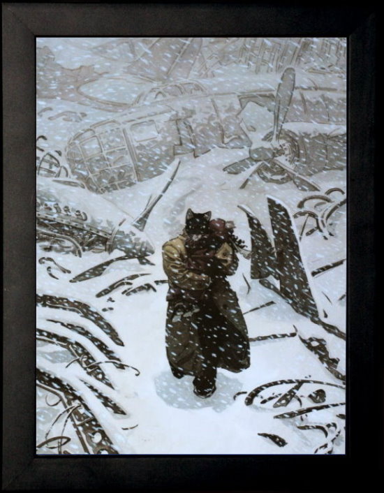 Lmina enmarcada de Juanjo Guarnido : Artic Nation : Sauvetage II