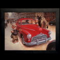 Affiche encadre de Juanjo Guarnido : Buick rouge