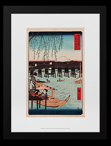 Lámina enmarcada Hiroshige, Ryogoku