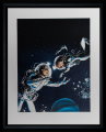 Jean-Claude Mézières framed print : Dansons sous les étoiles
