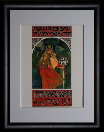 Lámina enmarcada de Alfons Mucha : Sokol Festival (hojas de oro)