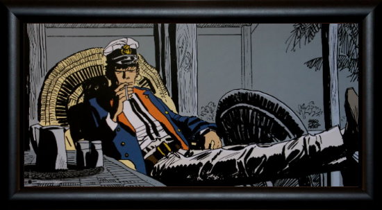 Corto Maltese by Hugo Pratt framed print : Corto Tropiques