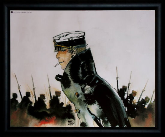 Corto Maltese by Hugo Pratt framed print : La jeunesse