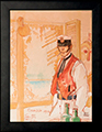 Corto Maltese (Hugo Pratt) framed print : South Pacific