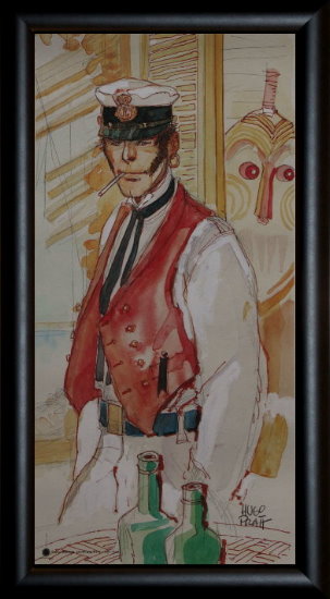 Corto Maltese by Hugo Pratt framed print : South Pacific