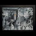 Affiche encadrée de Jacques Tardi : Le laboratoire