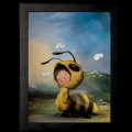 Lámina enmarcada Alberto Varanda : Petite abeille
