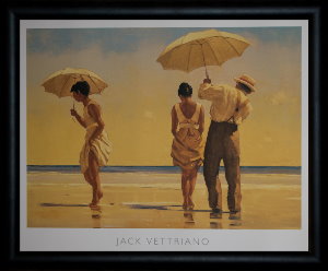 Jack Vettriano framed print : Mad Dogs