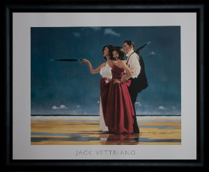 Affiche encadrée Jack Vettriano, Missin Man I