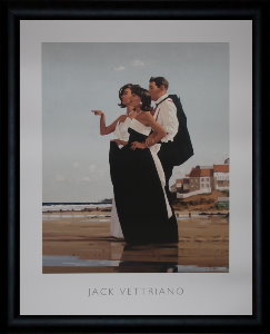 Jack Vettriano framed print, Missing Man II