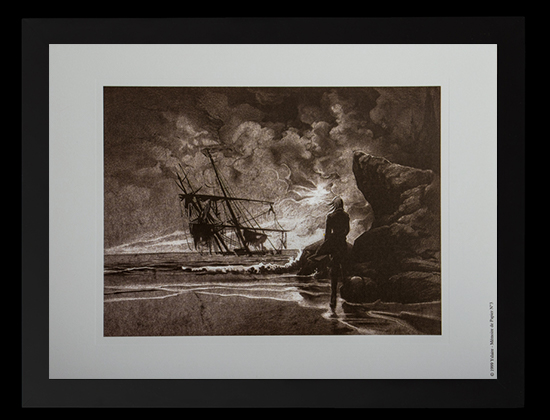 Bernard Yslaire framed print : L'pave