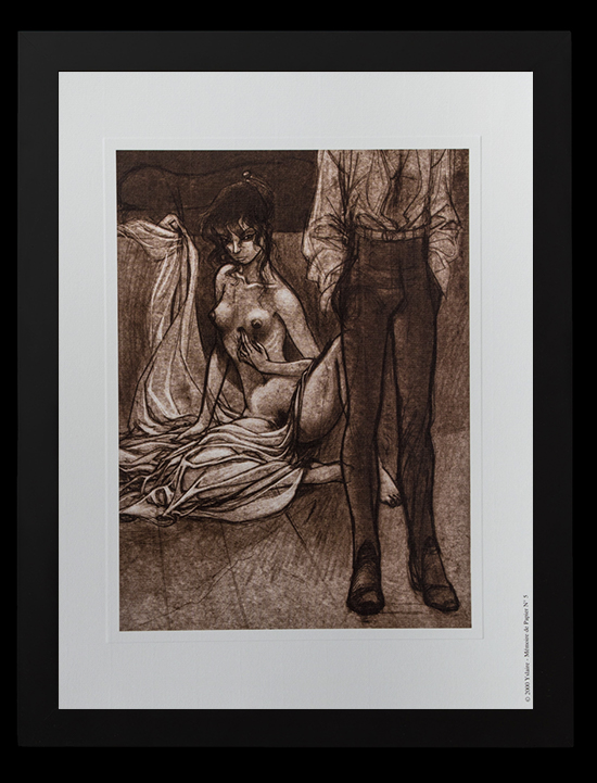 Bernard Yslaire framed print : Julie