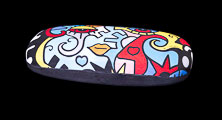 Romero Britto Spectacle Case : Together (Detail 1)