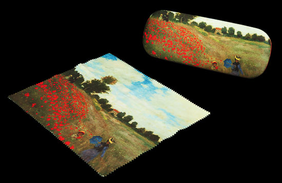 Claude Monet Spectacle Case : Poppy Field
