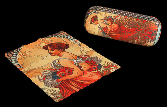 Alfons Mucha Spectacle Case : Summer