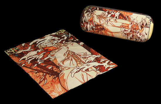 Alfons Mucha Spectacle Case : Winter