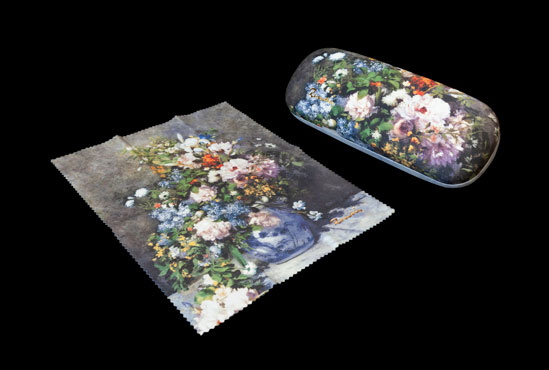 Astuccio porta occhiali Pierre Auguste Renoir : Bouquet de printemps