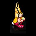 Figurine Romero Britto, Orange Rabbit (détail n°3)