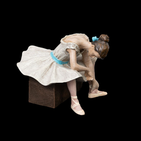Edgar Degas figurine, Waiting (1882)