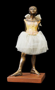 Statuetta Edgar Degas : Piccola ballerina di 14 anni