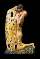 Estatuilla Gustav Klimt, El beso (detalle n°6)