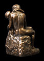 Figurina Auguste Rodin, Il bacio (dettaglio n°3)