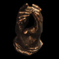 Auguste Rodin figurine, The Secret (detail n°5)