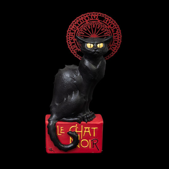Figurine Steinlen, La tournée du chat noir (Collector)
