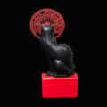 Figurine Steinlen, La tournée du chat noir (détail n°2)