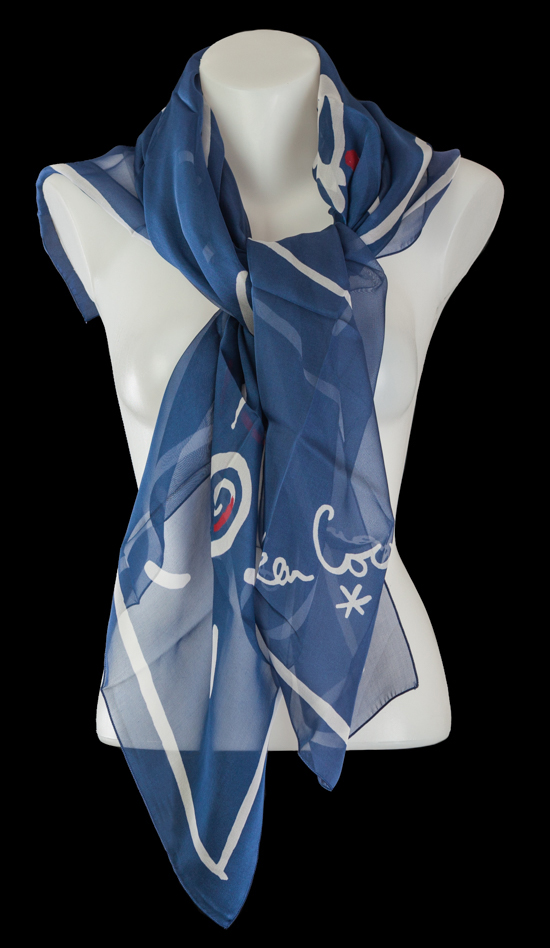 Jean Cocteau Square scarf : Tête de faune