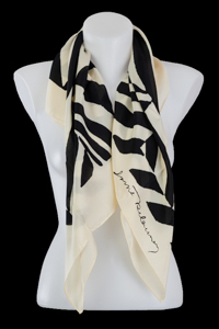 Sonia Delaunay silk square : Ivory