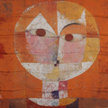 Paul Klee scarf : Senecio (unfolded)